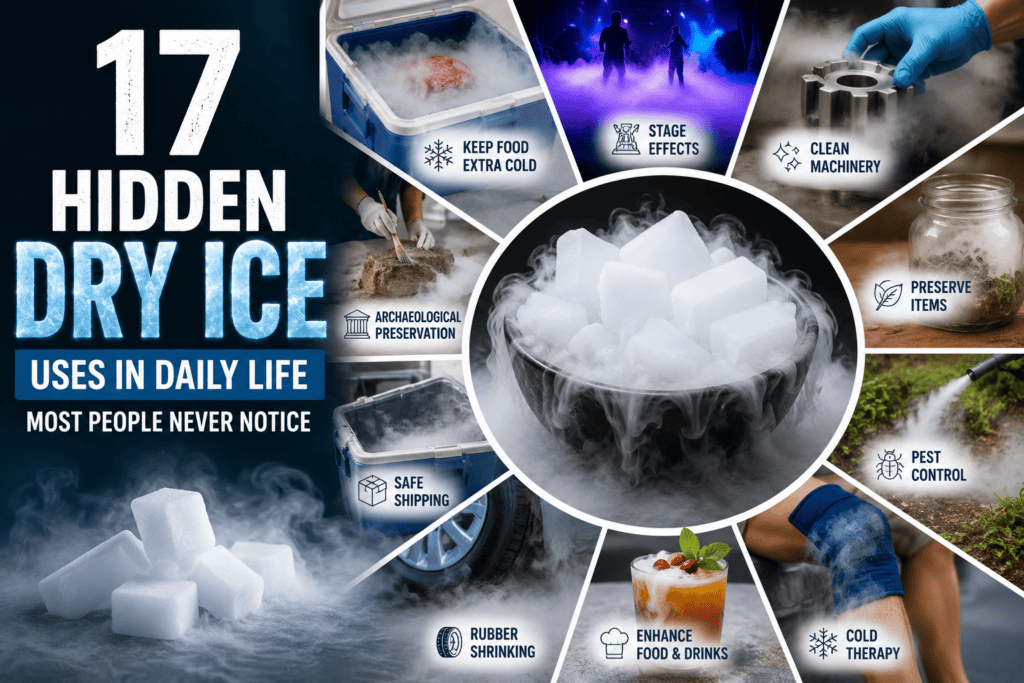 17 Hidden Dry Ice Uses in Daily Life Most People Never Notice