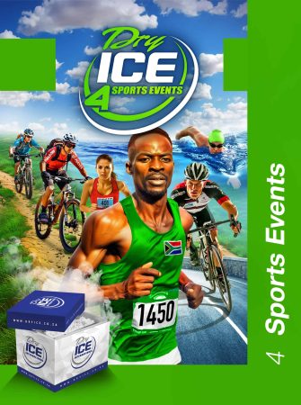 dry ice for sport event water points